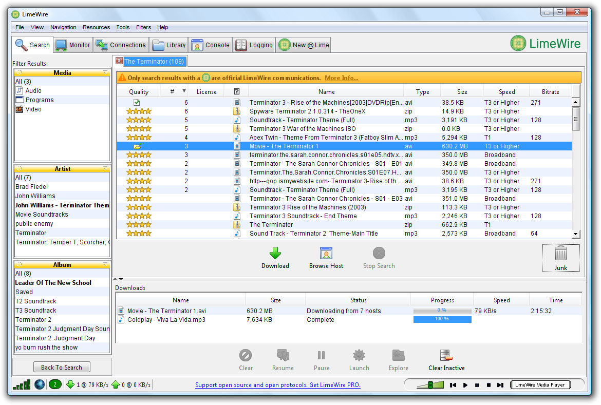 LimeWire renasce como serviço de partilha e armazenamento de arquivos - Imagem do artigo original