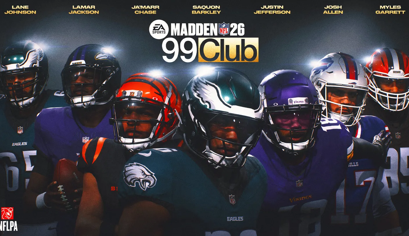 Madden NFL 26 reúne sete craques no 99 Club e antecipa acesso antecipado - Imagem do artigo