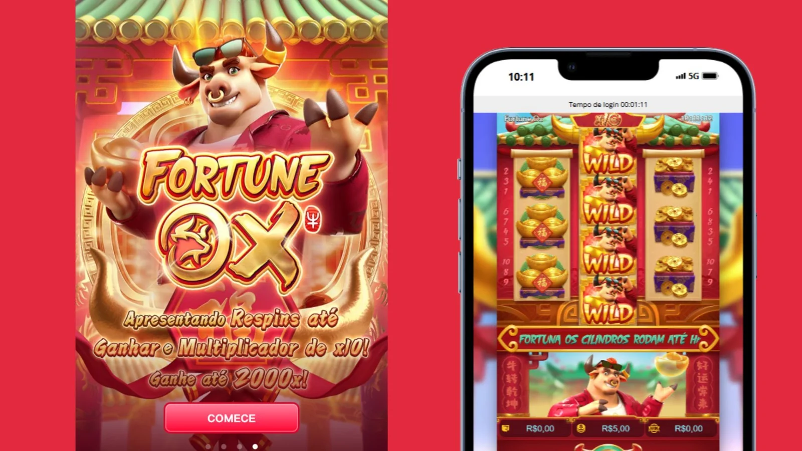 Fortune Ox: aprenda a jogar e aproveite o recurso Ox Charge - Imagem do artigo