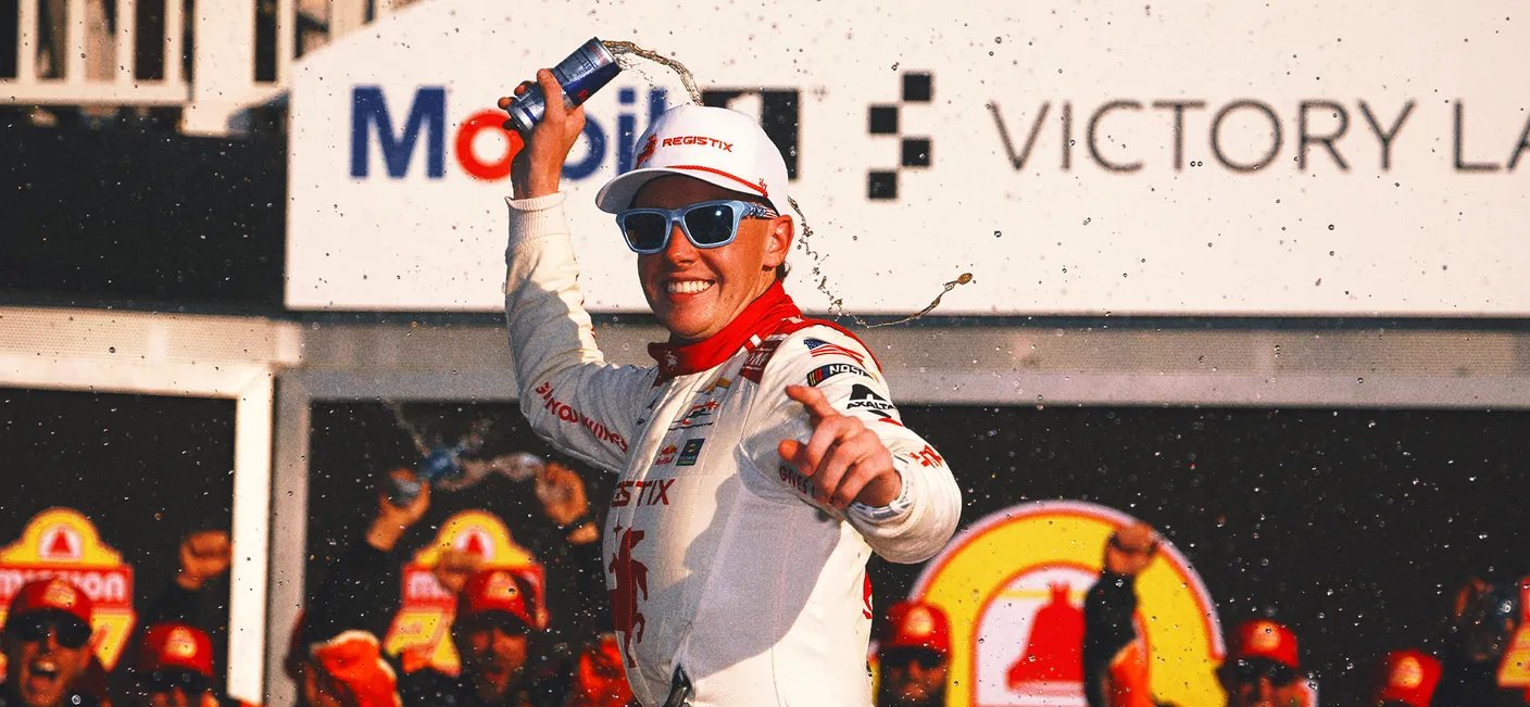 Queda de Connor Zilisch acende alerta, mas pilotos mantêm celebrações na NASCAR - Imagem do artigo