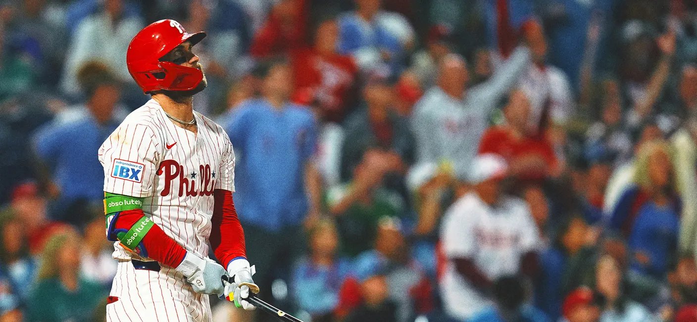 Bryce Harper detona dois home runs de mais de 440 pés e lidera vitória dos Phillies - Imagem do artigo