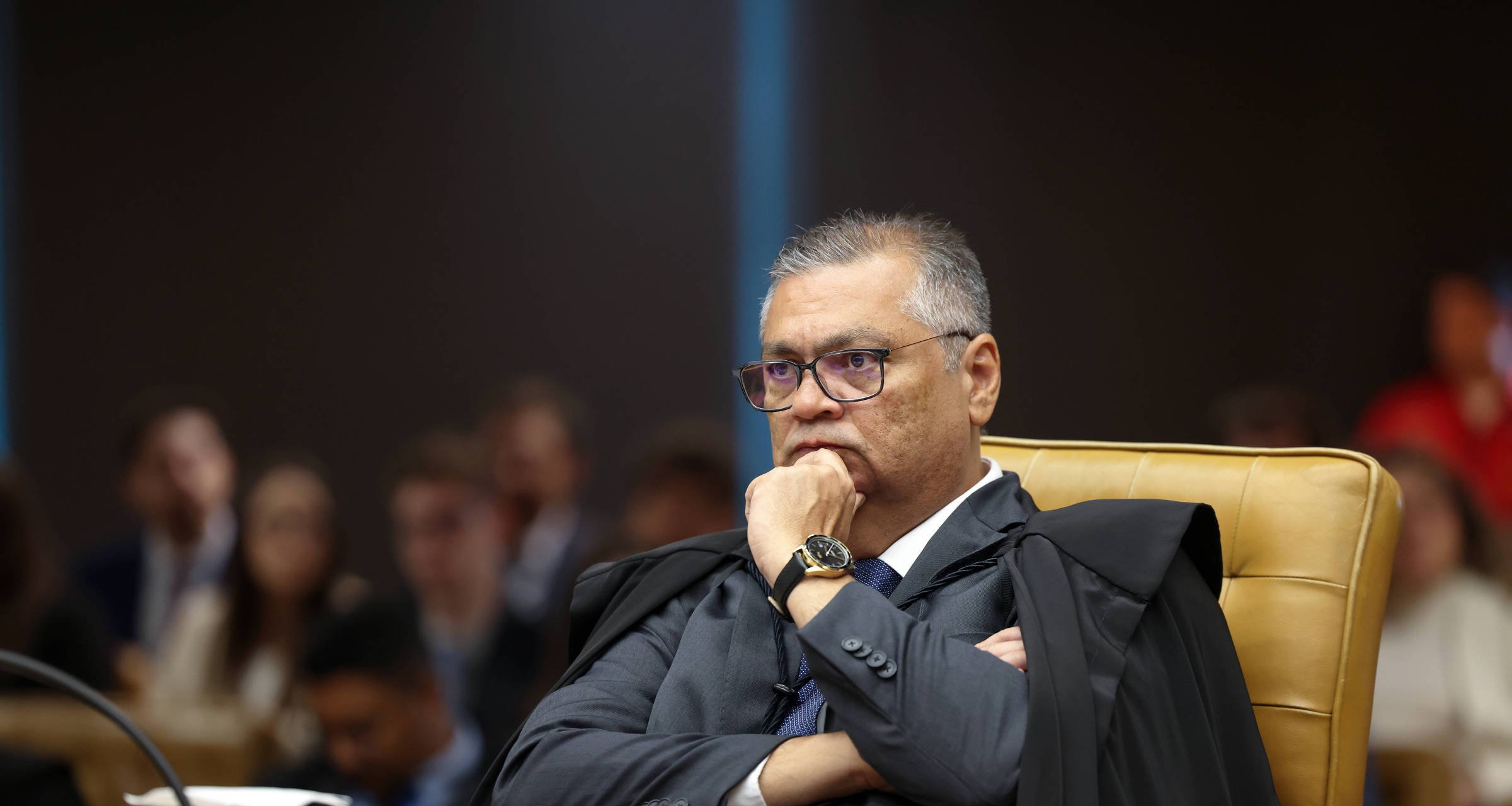 STF se divide após medida de Flávio Dino que impede bancos de aplicar sanções dos EUA a Moraes - Imagem do artigo