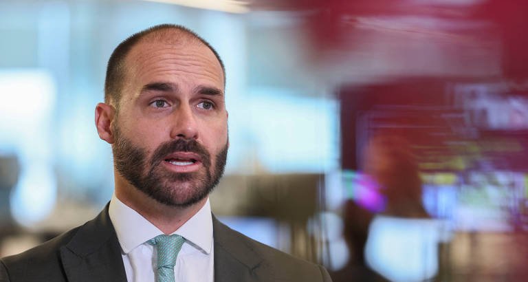 Eduardo Bolsonaro avalia disputar Presidência em 2026 para se opor a Tarcísio - Imagem do artigo original