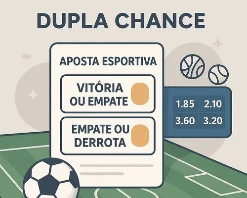 Chance dupla amplia segurança em apostas esportivas ao cobrir dois resultados possíveis - Imagem do artigo