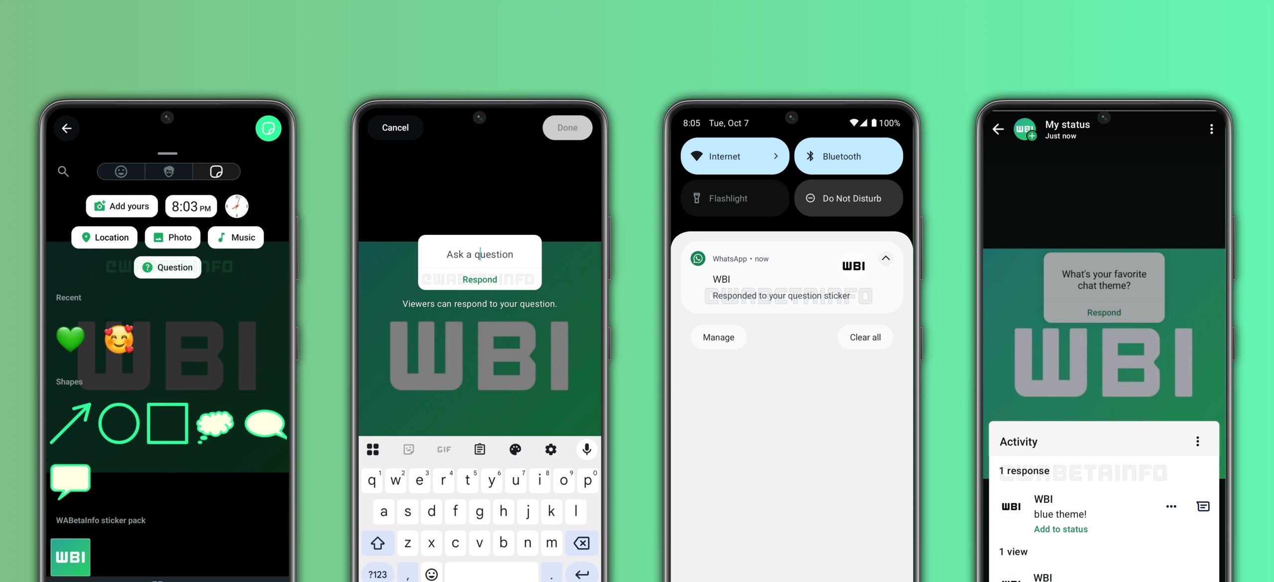 WhatsApp Beta testa caixinha de perguntas nos Status - Imagem do artigo