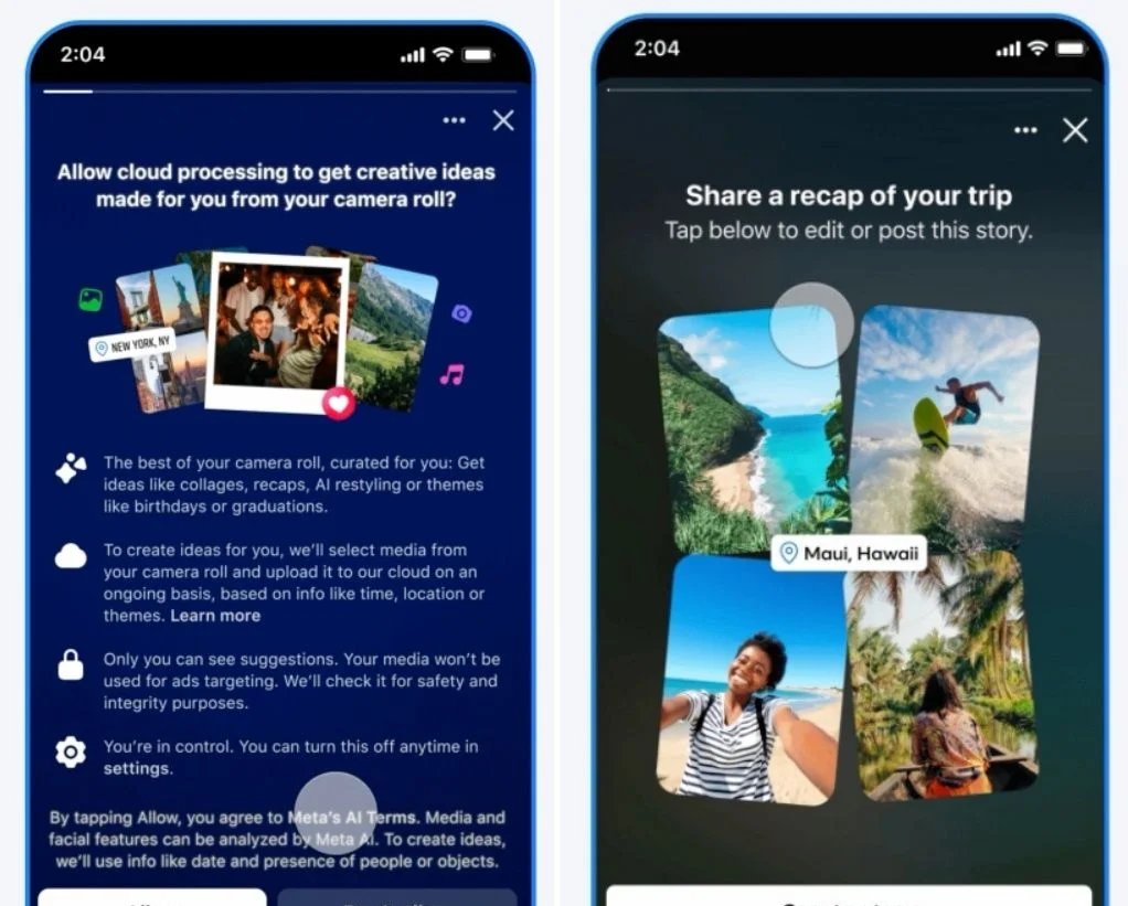 Facebook vasculha galeria de fotos para sugerir postagens - Imagem do artigo