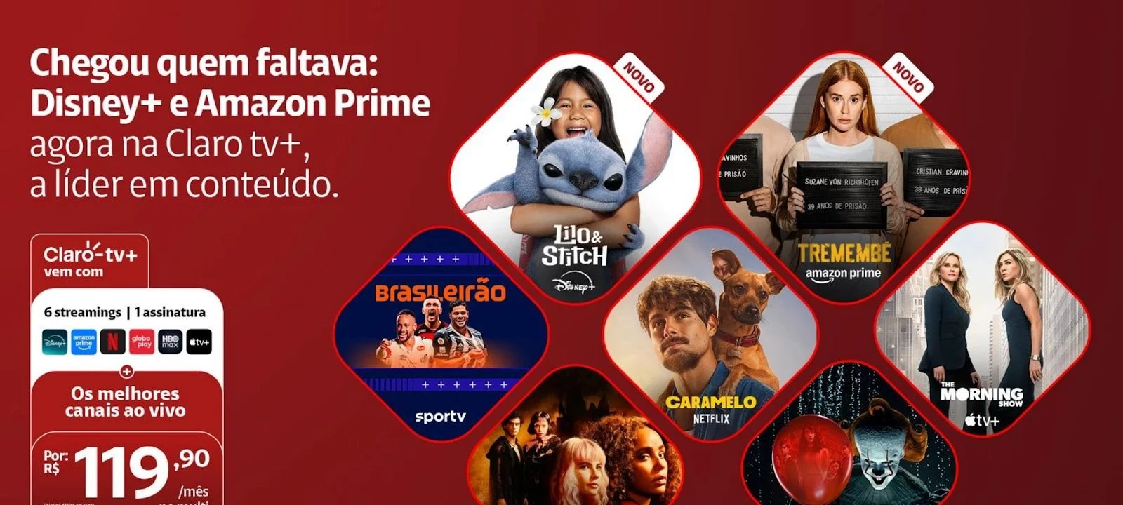 Claro TV+ agrega Netflix, Prime Video e Disney+; veja preços - Imagem do artigo