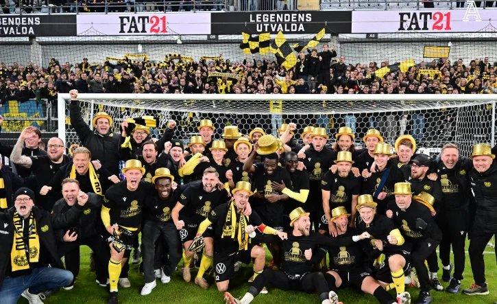 Mjällby campeão sueco: título histórico com 3 rodadas - Imagem do artigo