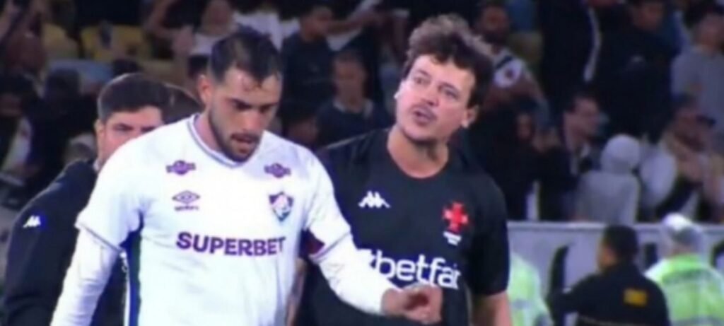 Fernando Diniz troca ofensas com zagueiro do Fluminense - Imagem do artigo